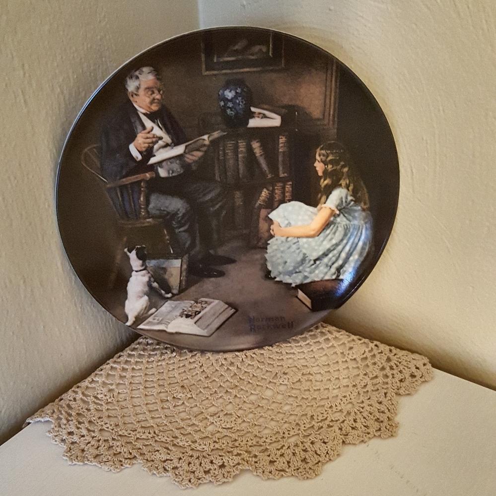 "The Storyteller" by Norman Rockwell